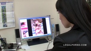 Lesbian sluts Jennifer & Sweet Angel lick each others pussies having orgasm NR023 screenshot