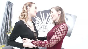 Belle Clair & Ella Nova first DAP!! with fisting! random bts and mini interview cause these bitches are bad ass! SZ1618 screenshot