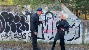 Claudia Mac assfucked & pissed on by cop at a crime scene OTS248 screenshot