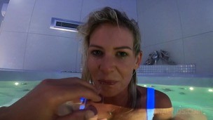 Underwater fuckign in the hot tub with Claudia Mac CM046 screenshot