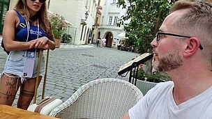 Silvia Dellai hard anal fuck by tourist Paul Stalker- dildo play, gape, rough sex screenshot