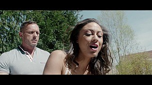 French Cassie Del Isla deep fucked in her ass outdoor and swallow Dorian his big cumload. - AnalVids screenshot