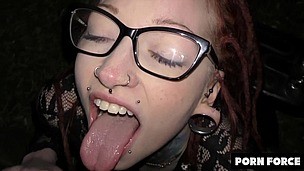 Nutted On A Goth Girl On A Playground At Night - AnalVids screenshot