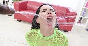 Waka Waka Blacks Are Coming Goes Wet, Megan Venturi, 4on1, DAP, Rough Sex, Gapes, Pee Drink, Cum in Mouth, Swallow GL771 - AnalVids screenshot