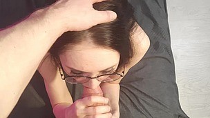 Prurient wife sucks dick her guy's and gets oral creampie. - AnalVids screenshot