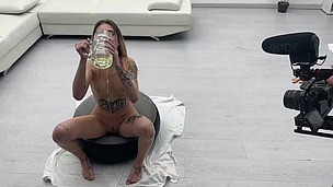 Bts part 2 from (Wet) Dalila Dark, 12 loads, Cum in Mouth, Bukkake, 5on1, BBC, Pee drink, DP, DAP, Swallow - AnalVids screenshot