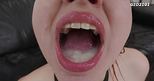 Only Cumshot in Mouth Compilation #4 with Nicole Black, Veronica Leal, Francys Belle + girl.15+ cumshots 70+ XF306 - AnalVids screenshot