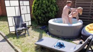 Melody Pleasure Outdoor Backstage - BTS summer fuck scene - AnalVids screenshot