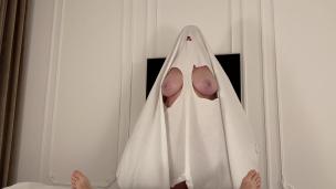 Fucked Big Titty Ghost on Halloween - AnalVids screenshot