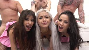 Archangels 6on3 ANAL fisting DP/DVP/DAP with pee - AnalVids screenshot