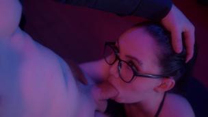 Lustful guy pissing on face his wife's and ass to mouth fuck her, and she gets cum. - AnalVids screenshot