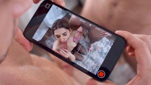 Opulent Hottie Megan Glock Enjoys DP Threesome Arranged By Her Personal Assistant GP3007 - AnalVids screenshot