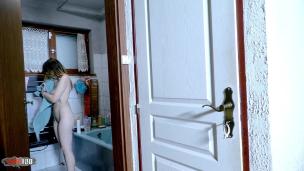 Emejota's Taboo Encounter: From Peeping to Pleasure with Step-Dad - AnalVids screenshot