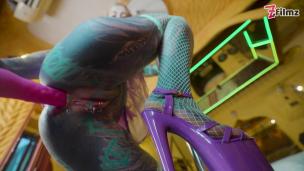 Watch Z-Filmz - Dreadlocked TATTOOED stripper ending her show with a happy ending ANAL and facial! - AnalVids Dreadlocked TATTOOED stripper ending her show with a happy ending ANAL and facial! - AnalVids screenshot