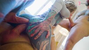 Anuskatzz is back for a crazy DAP with 3 big cocks! Total ANAL DESTRUCTION - AnalVids screenshot