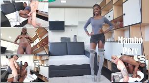 Jenny Pretinha, 20 years Brazilian tall ebony beauty with perfect breasts, gives her ass on the street for 10usd (DAP, Anal, 2on1, big cock, streetworker) OB532 - AnalVids screenshot