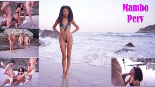 OB Honey, 1.90m Japanese-Brazilian, early evening fucking at the nude beach (DAP, Anal, 0% pussy, 3on1, Blasian, nude beach, public sex, MOC friendly) OB554 - AnalVids screenshot