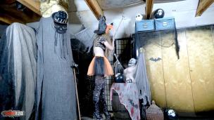 Halloween Frenzy: Terry in Freaky Rabbit Costume Fucks Hard Belgian Witch Alice Maze - AnalVids screenshot