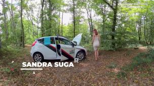 Car Trouble, Forest Temptation – Sandra Sugar & Mugur - AnalVids screenshot